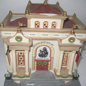 Department 56 Heritage Museum of Art (missing banner flags and brackets)